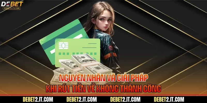 Nguyên nhân và giải pháp khi rút tiền về không thành công